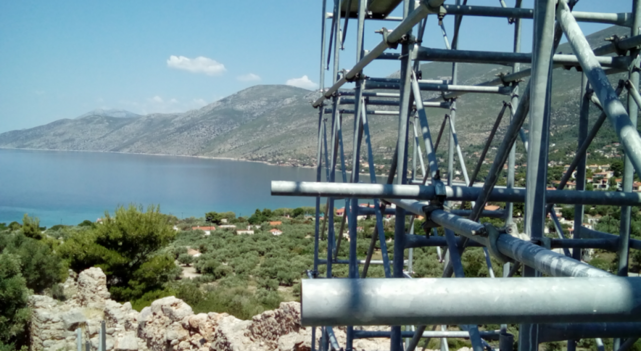 Σωστικές εργασίες στερέωσης και αποκατάστασης ΒΑ Πύργου Αρχαίου Φρουρίου Αιγοσθένων, εικόνα 1