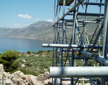 Σωστικές εργασίες στερέωσης και αποκατάστασης ΒΑ Πύργου Αρχαίου Φρουρίου Αιγοσθένων, εικόνα 1